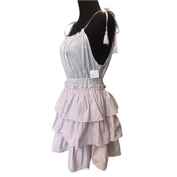 New ~ STEVE MADDEN ~ Pink Tulle 100% Cotton Mireya Mini Dress Size L - Picture 5 of 9